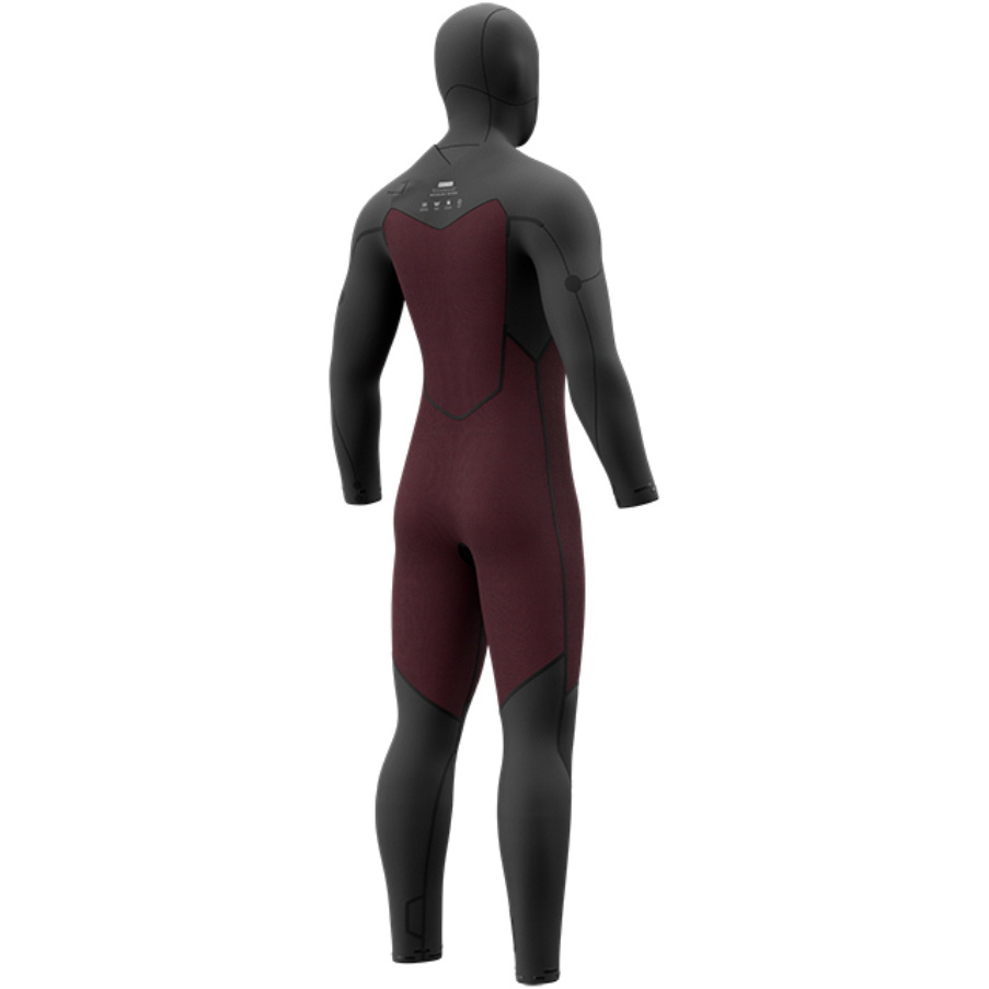 2026 Mystic Mens Motion 5/3mm Chest Zip Hooded Wetsuit 35000.270005 - Black